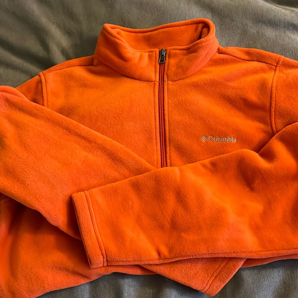Men Columbia half zip fleece